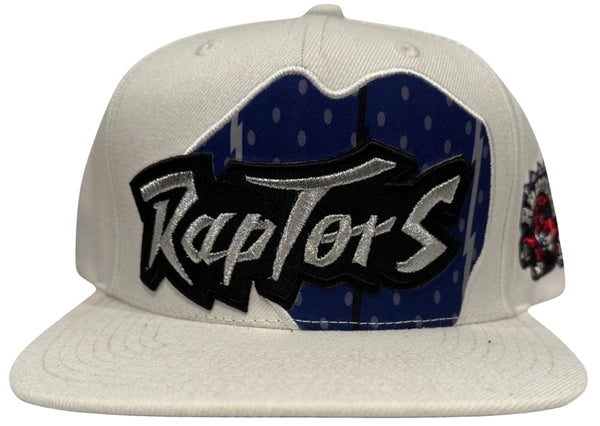 *Toronto Raptors* (White) snapback hat by Mitchell & Ness