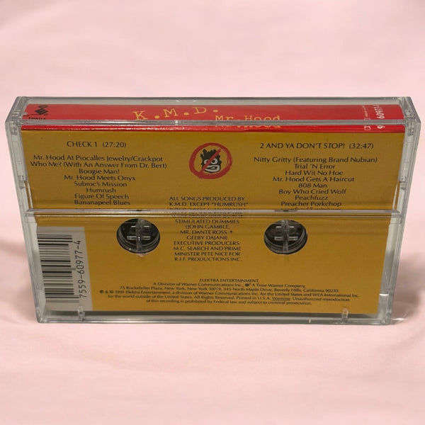 •K.M.D. - MR. HOOD• ~1991 OG PRESSING~ (CASSETTE TAPE)