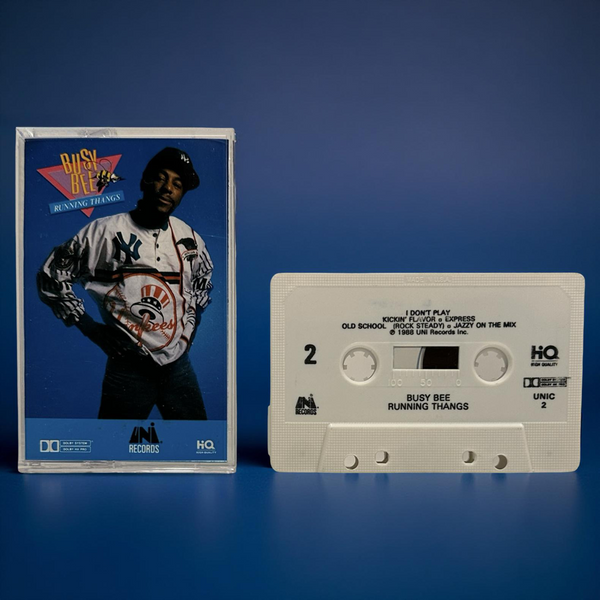 •BUSY BEE - RUNNING THANGS• ~1988 OG PRESSING~ (CASSETTE TAPE)
