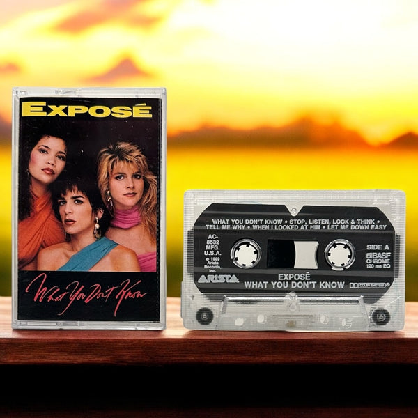 •EXPOSE - WHAT YOU DON’T KNOW• ~1989 OG PRESSING~ (CASSETTE TAPE)