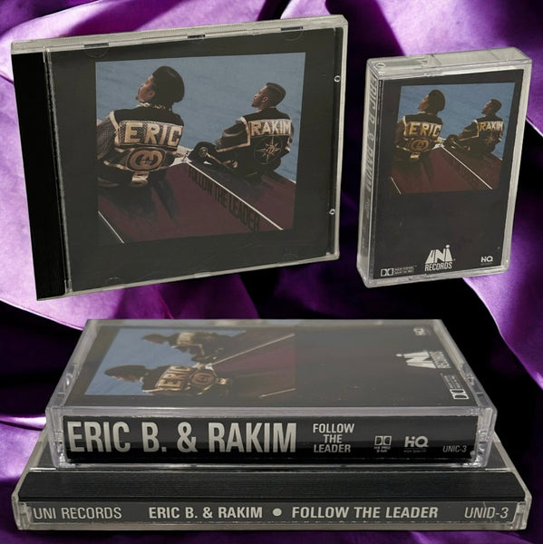 •ERIC B. & RAKIM - FOLLOW THE LEADER• ~1988 OG PRESSINGS~ (CD & CASSETTE TAPE)
