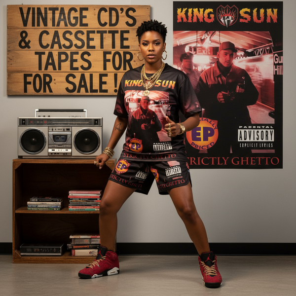•KING SUN ~ STRICTLY GHETTO EP• ~1994 OG PRESSING~ (CASSETTE TAPE) (1)