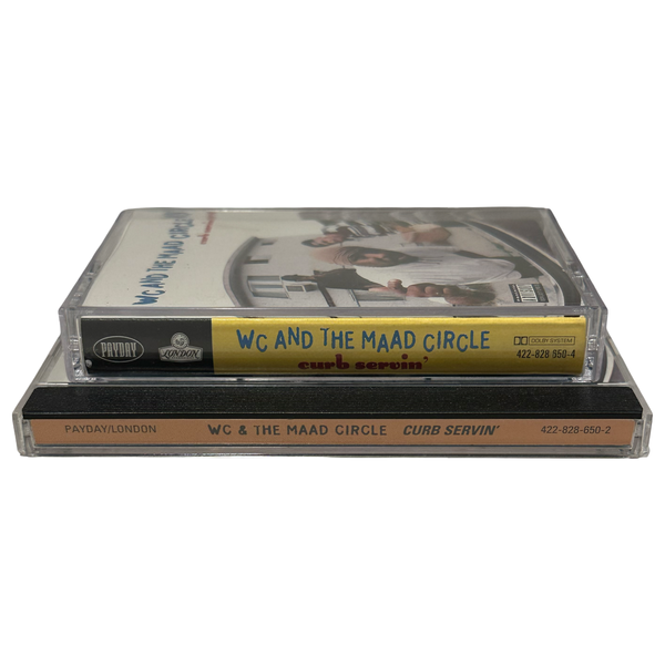 •WC AND THE MAAD CIRCLE - CURB SERVIN’• ~1995 OG PRESSINGS~ (CD & CASSETTE TAPE)