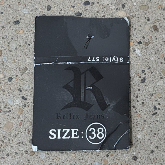 *REFLEX* (Brown) Denim Jeans (Waist 38”)