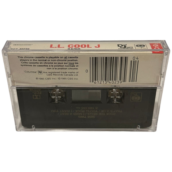 •L.L. COOL J - RADIO• ~1985 OG CANADIAN PRESSING~ (CASSETTE TAPE)