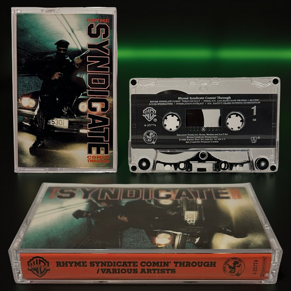 •RHYME SYNDICATE COMIN’ THROUGH - VARIOUS ARTISTS• ~1988 OG PRESSING~ (CASSETTE TAPE)