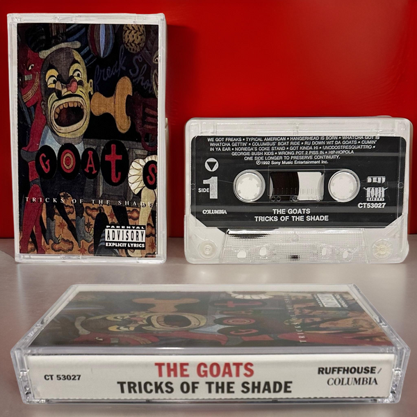 •THE GOATS - TRICKS OF THE SHADE• ~1992 OG PRESS~ (CASSETTE TAPE)