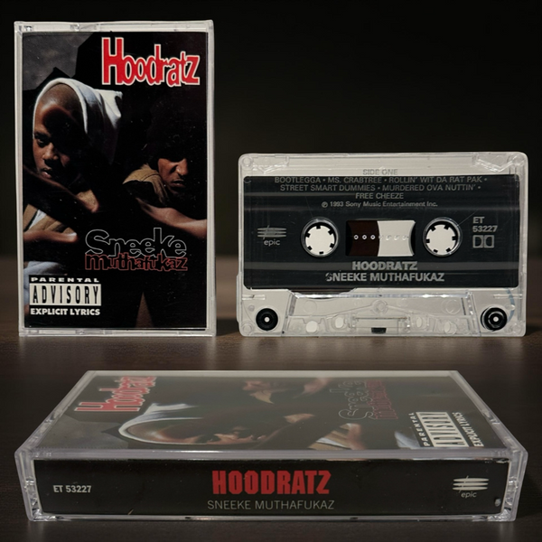 •HOODRATZ - SNEEKE MUTHAFUKAZ• ~1993 OG PRESSING~ (CASSETTE TAPE)