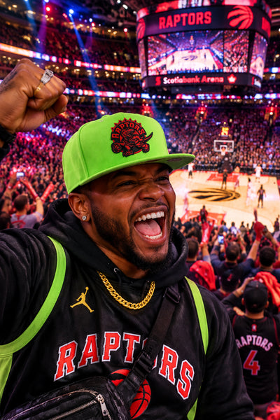 *TORONTO RAPTORS* Fitted hat by Mitchell & Ness (Dynasty Edition) (7-1/4”)