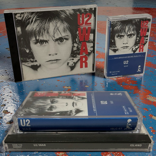 •U2 ~ WAR• ~1983 OG CANADIAN REPRESSINGS~ (CD & CASSETTE TAPE)