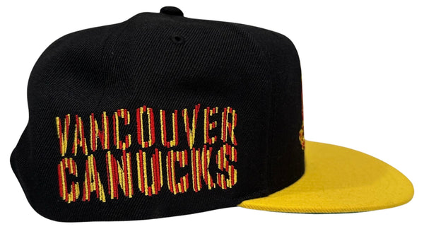 *Vancouver Canucks* snapback hats by Mitchell & Ness