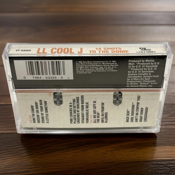 •LL COOL J - 14 SHOTS TO THE DOME• ~1993 OG PRESS~ (CASSETTE TAPE)