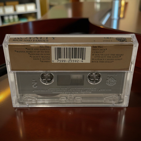 •ROYALTY - RICH AND FAMOUS• ~1987 OG PRESSING~ (CASSETTE TAPE)