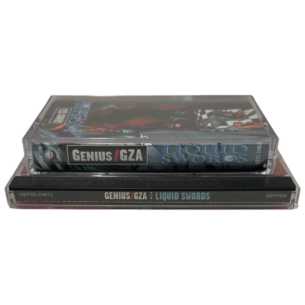 •GENIUS/GZA - LIQUID SWORDS• ~1995 OG PRESSINGS~ (CD & INDONESIAN CASSETTE TAPE)