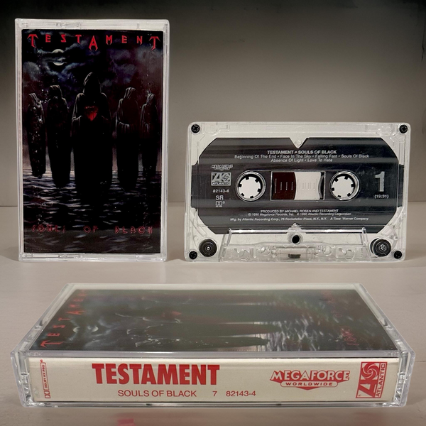 •TESTAMENT - SOULS OF BLACK• ~1990 OG PRESSING~ (CASSETTE TAPE)