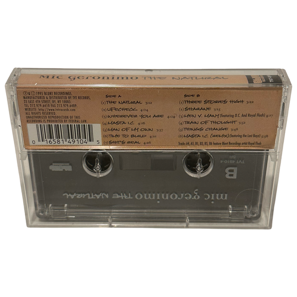 •MIC GERONIMO - THE NATURAL• ~1995 OG PRESSING~ (CASSETTE TAPE)