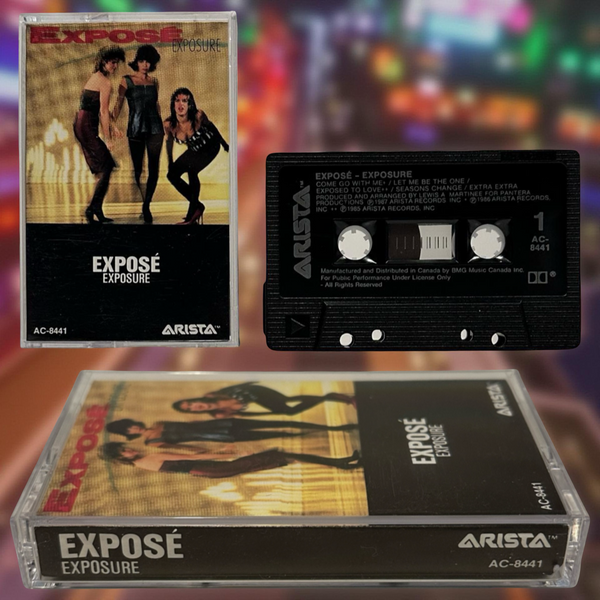 •EXPOSE - EXPOSURE• ~1987 OG CANADIAN PRESSING~ (CASSETTE TAPE) (BLACK SHELL)