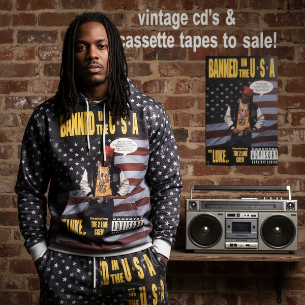 •THE LUKE LP FEATURING THE 2 LIVE CREW - BANNED IN THE U.S.A.• ~1990 OG PRESSING~ (CASSETTE TAPE) (1)