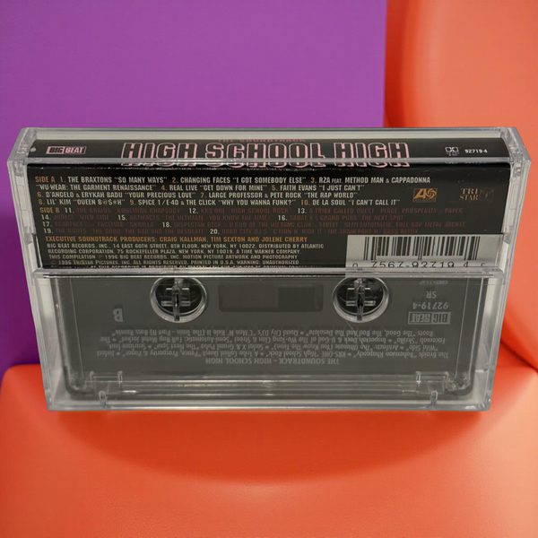 •HIGH SCHOOL HIGH ~ THE SOUNDTRACK• ~1996 OG PRESSING~ (CASSETTE TAPE) (2)