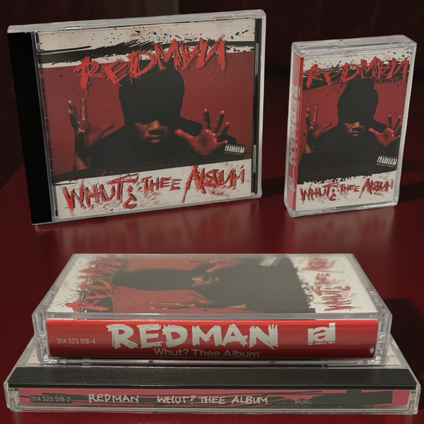 •REDMAN - WHUT? THEE ALBUM• ~1992 OG PRESSINGS~ (CD & CASSETTE TAPE)