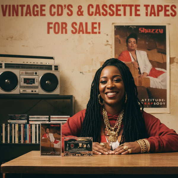 •SHAZZY - ATTITUDE: A HIP HOP RAPSODY• ~1990 OG PRESSING~ (CASSETTE TAPE)