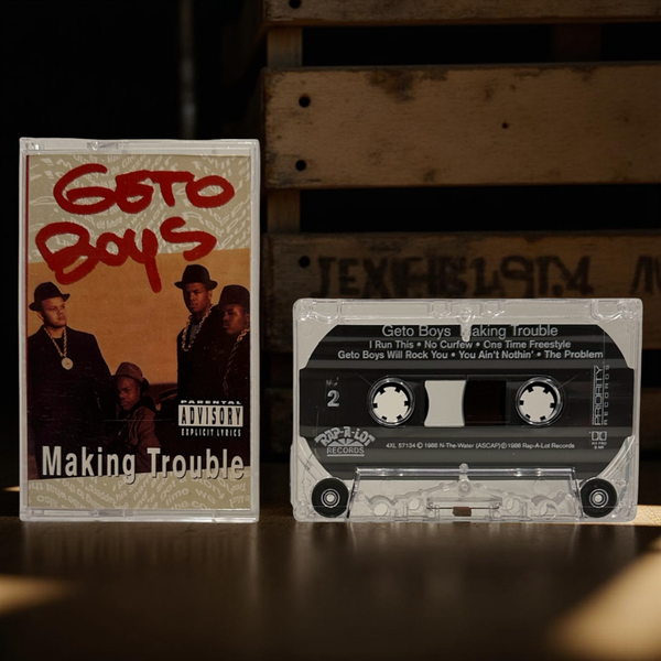 •GETO BOYS - MAKING TROUBLE• ~1988 PRIORITY RECORDS REPRESSING~ (CASSETTE TAPE)