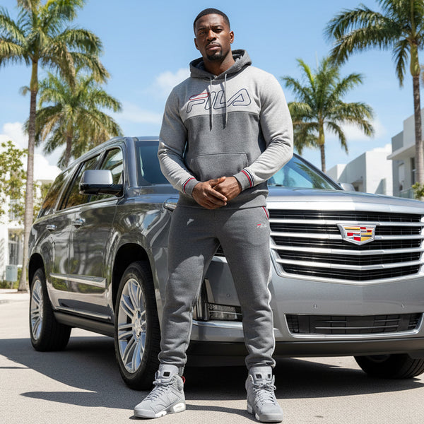 *FILA* ~Grey/Light Grey~ •Sweatsuit•