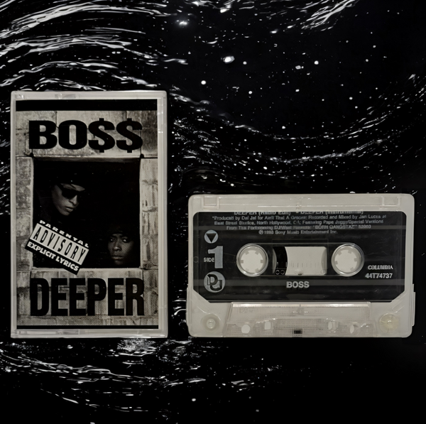 •BOSS - DEEPER• ~1993 OG MAXI-SINGLE~ (CASSETTE TAPE)