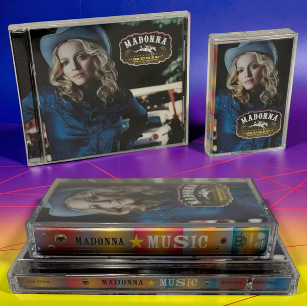•MADONNA ~ MUSIC• ~2000 OG CANADIAN PRESSINGS~ (CD & CASSETTE TAPE)
