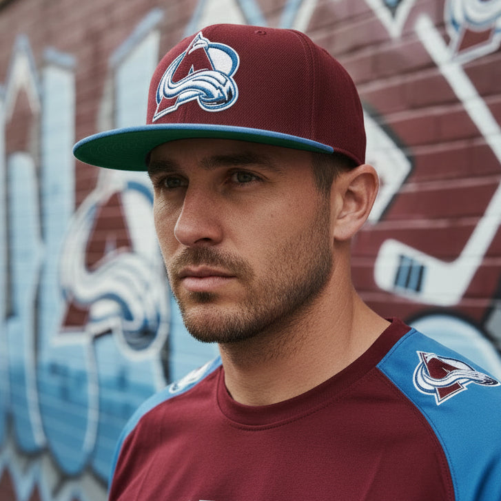 *Colorado Avalanche* ~Adjustable Fit SnapBack Hats by Mitchell & Ness~
