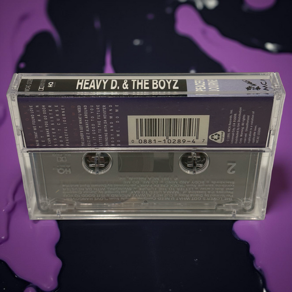 •HEAVY D. & THE BOYZ ~ PEACEFUL JOURNEY• ~1991 OG PRESSING~ (CASSETTE TAPE)