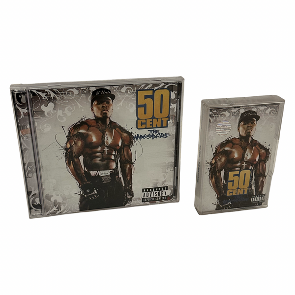 •50 CENT - THE MASSACRE• ~2005 OG PRESSINGS~ (CD & INDONESIAN CASSETTE TAPE)