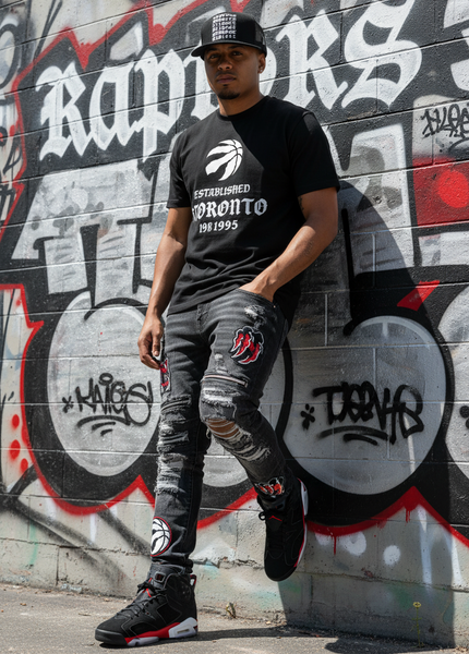 *TORONTO RAPTORS* Original Fit Trucker Mesh Style Snapback Hats by Mitchell & Ness (Rare Promo Sample)
