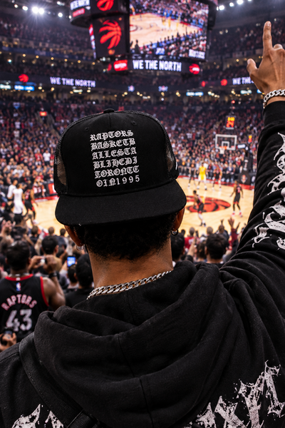 *TORONTO RAPTORS* Original Fit Trucker Mesh Style Snapback Hats by Mitchell & Ness (Rare Promo Sample)