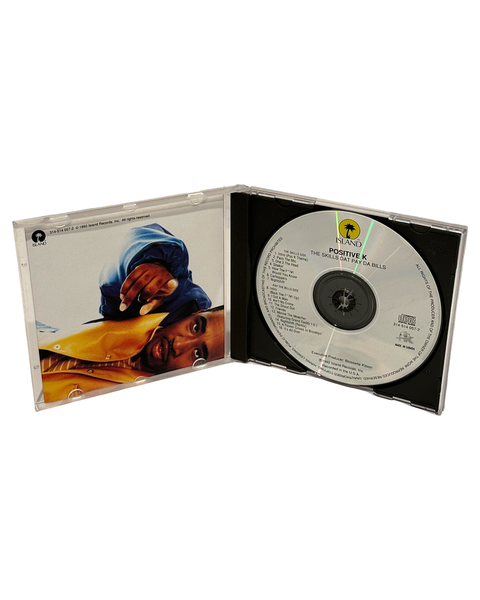 •POSITIVE K - THE SKILLS DAT PAY DA BILLS• ~1992 OG CANADIAN PRESSINGS~ (CD & CASSETTE TAPE)