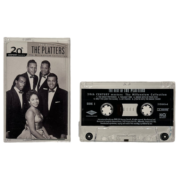 •THE PLATTERS - THE BEST OF• ~1999 MILLENNIUM COLLECTION~ (CASSETTE TAPE)