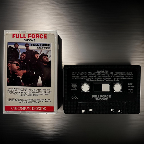 •FULL FORCE ~ SMOOVE• ~1989 OG PRESSING~ (CASSETTE TAPE)