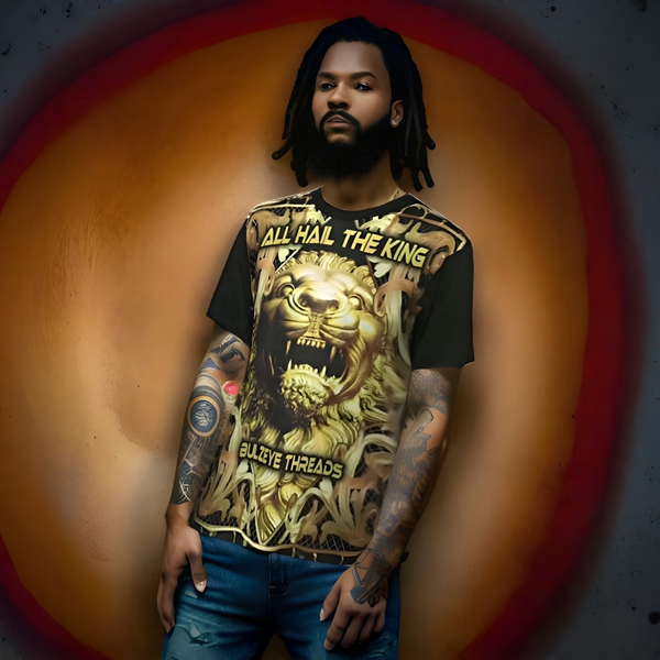 ^BULLZEYE THREADS^ ~ALL HAIL THE KING~ SHORT SLEEVE T-SHIRT