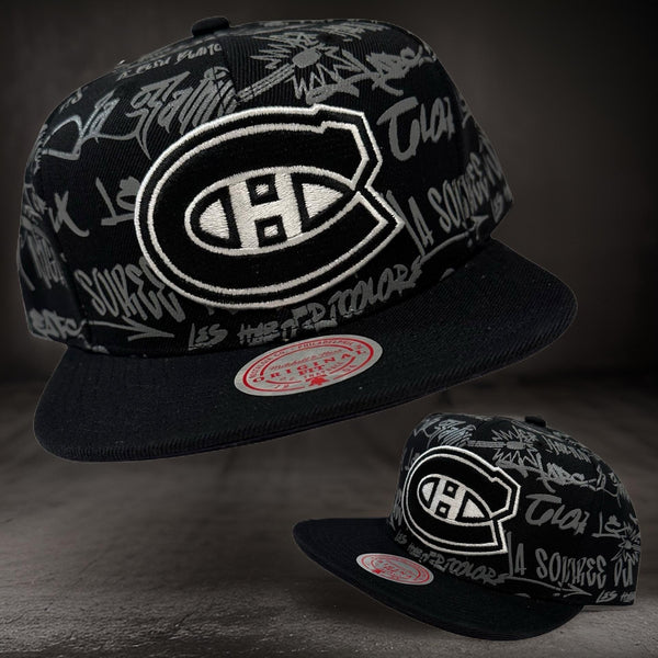 *Montreal Canadiens* snapback hats by Mitchell & Ness