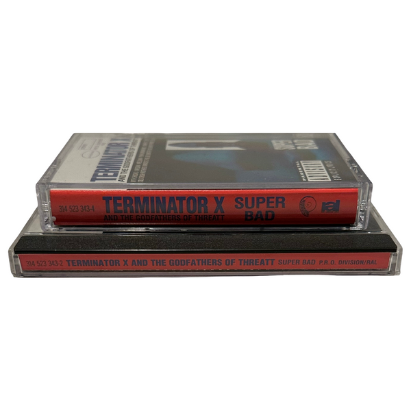 •TERMINATOR X AND THE GODFATHERS OF THREAT - SUPER BAD• ~1994 OG PRESSINGS~ (CD & CASSETTE TAPE)