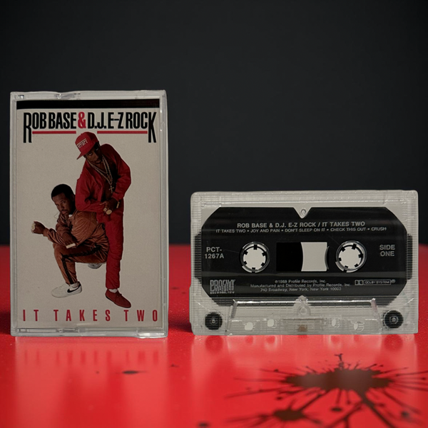 •ROB BASE & D.J. E-Z ROCK ~ IT TAKES TWO• ~1988 OG PRESSING~ (CASSETTE TAPE)