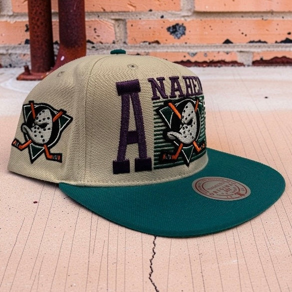 *ANAHEIM MIGHTY DUCKS* 
Snapback Hats by Mitchell & Ness