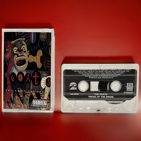 •THE GOATS - TRICKS OF THE SHADE• ~1992 OG PRESS~ (CASSETTE TAPE)