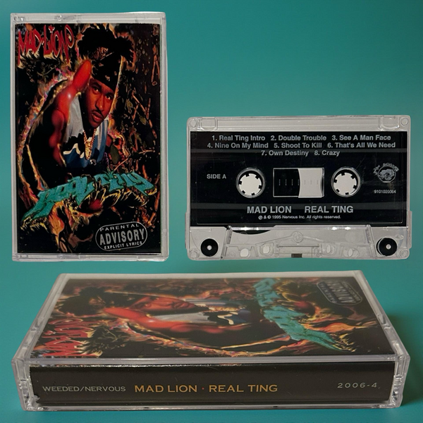 •MAD LION - REAL TING• ~1995 OG PRESSING~ (CASSETTE TAPE)