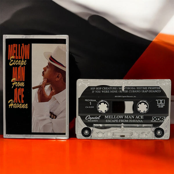 •MELLOW MAN ACE ~ ESCAPE FROM HAVANA• ~1989 OG PRESSING~ (CASSETTE TAPE) (1)