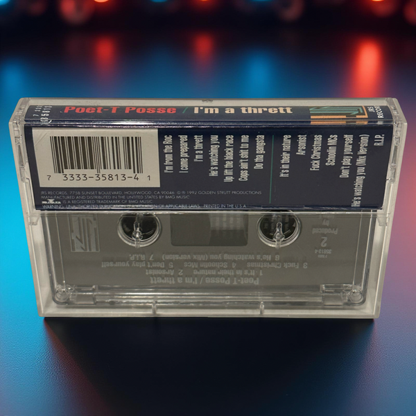 •POET-T POSSE - I’M A THRETT• ~1992 OG PRESSING~ (CASSETTE TAPE)