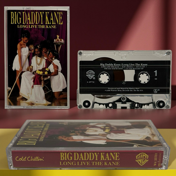 •BIG DADDY KANE - LONG LIVE THE KANE• ~1988 OG PRESSINGS~ (CASSETTE TAPE)