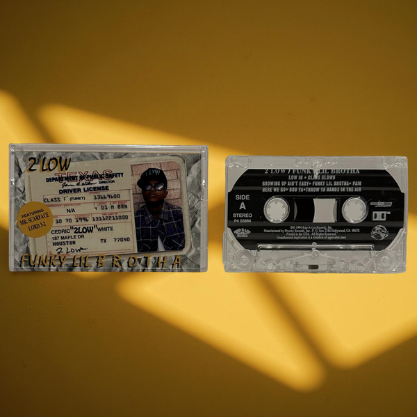 •2 LOW - FUNKY LIL BROTHA• ~1994 OG PRESSING~ (CASSETTE TAPE)