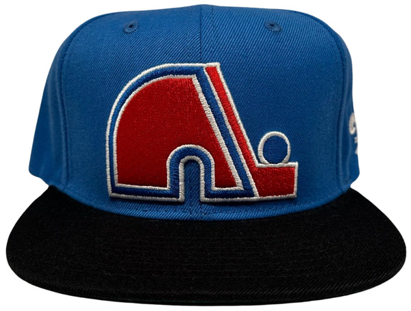 *Quebec Nordiques* snapback hats by Mitchell & Ness