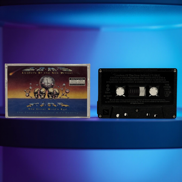 •LEADERS OF THE NEW SCHOOL - T.I.M.E. (THE INNER MIND’S EYE)• ~1993 OG CANADIAN PRESSING~ (CASSETTE TAPE) (BLACK SHELL)